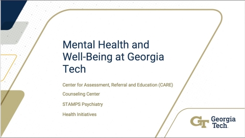 Embedded thumbnail for What&#039;s Buzzin at Georgia Tech: Supporting Your Student&#039;s Mental Health