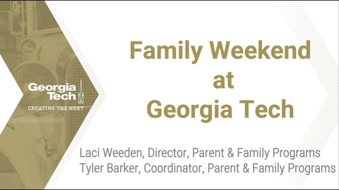 Embedded thumbnail for Family Weekend 2021 Informational 
