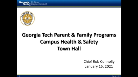 Embedded thumbnail for Campus Health &amp; Safety Town Hall 