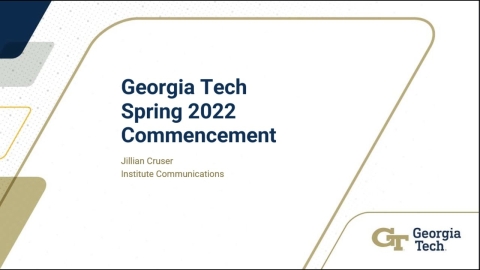Embedded thumbnail for What&#039;s Buzzin at Georgia Tech: Spring 2022 Commencement