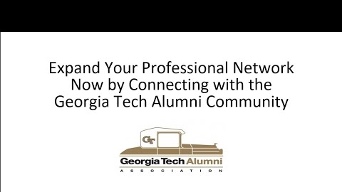 Embedded thumbnail for What&#039;s Buzzin at Georgia Tech: Going Global at Georgia TechExpand Your Professional Network By Connecting w/the Alumni Community