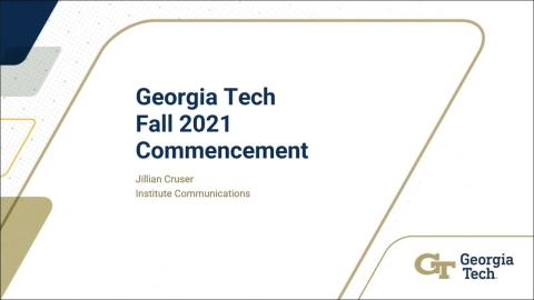 Embedded thumbnail for What&#039;s Buzzin at Georgia Tech: Fall Commencement 2021