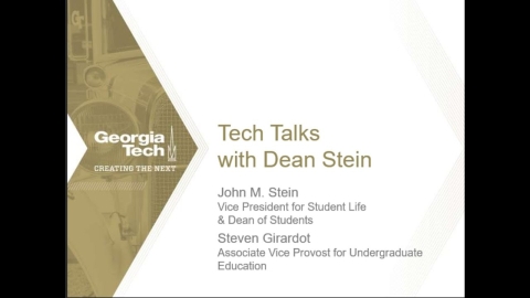 Embedded thumbnail for What&#039;s Buzzin at Georgia Tech: Tech Talks w/ Dean Stein 