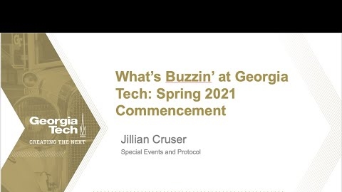 Embedded thumbnail for What&#039;s Buzzin at Georgia Tech: Georgia Tech Commencement Office