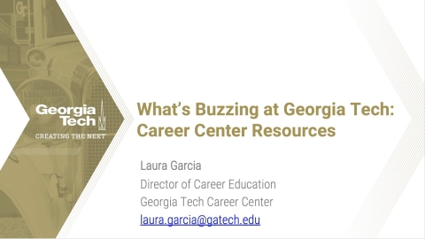 Embedded thumbnail for What&#039;s Buzzin at Georgia Tech: GT Career Center